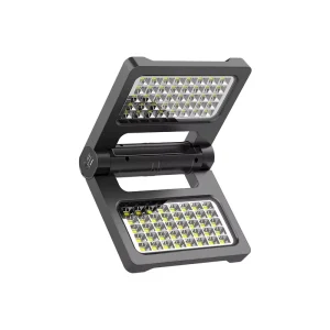 Foldable Solar LED Emergency Lamp 5000mAh Rechargeable Lithium Battery Stepless Dimmable Portable Solar Camping Light