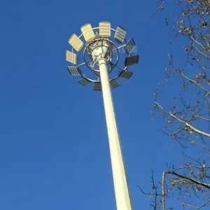 Football Court 30m High Mast Street Lighting Light Pole