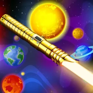 For SABER Plastic Smooth Swing Light Saber Infinite Color Changing 16 Sound Fonts RGB Rechargeable Battery Unisex Toy