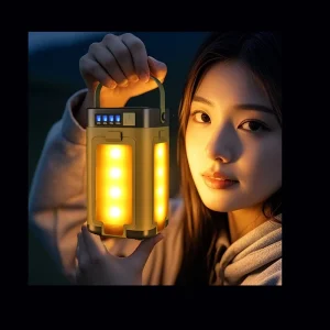 Four-Leaf Foldable LED Camping Tent Lamp Emergency Flashlight