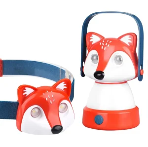 Fox Night Light Rechargeable Dimmable LED Camping Lantern for Kids Bedroom or Nursery