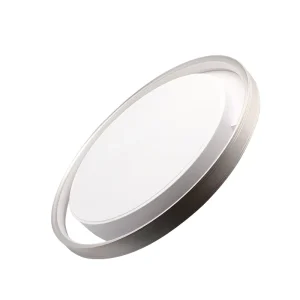 French Modern Round Thin Double-Color Smart Outdoor LED Ceiling Light