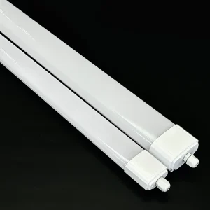 Frosted 4ft LED Tri-proof Diffuser Cover PC Extrusion IP65 Waterproof Anti-Glare Tube Shell for Indoor Office Corridor