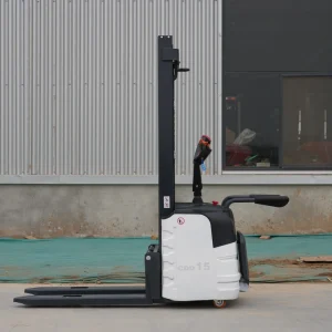 Full Electric Walking Behind Forklift Truck 1T 3.5T Capacity Lithium Ion Battery CE Certified Pallet Stacker