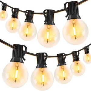G40 LED Solar String Bulb Light Retro Decorative Outdoor Camping Garden Party Lights for Christmas