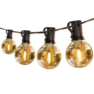 G40 Solar IP65 Waterproof Sphere Multi-Voltage Yard Light Outdoor Camping Garland Decorative Light