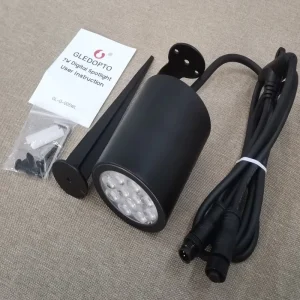 GL-G-005WL IP66 RGB Digital LED Garden Light Spike Lights WiFi Control 3-Channel DMX512 Spotlight SMD5050 30 Beam DC24V