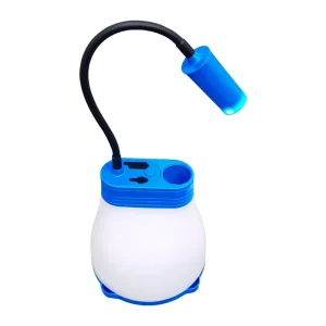 GQ-TY5 Portable Solar LED Camping Lamp USB Rechargeable Outdoor Tent Lamp for BBQ Hiking and Emergency Use