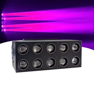 GZ1080 10pcs RGBW LED Spotlights with DMX512 Control CH4 CH15 CH24 Stage Lighting