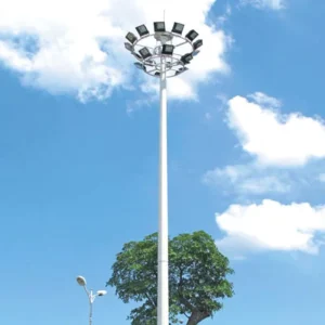 Galvanized 15m 16m 18m 20m 22m 25m 30m 40m 45m 50m Polygon Football Sports Stadium Field Lighting High Mast Light Pole