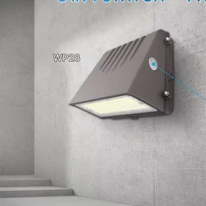Garage Wall Lamp Warehouse Wall Lamp 40W 80W Rotatable Adjustable Head Outdoor Wall Pack LED Light 5-Year Warranty