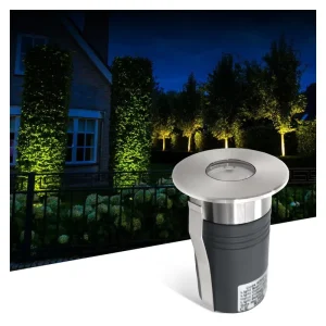 Garden 1W LED Inground Uplight Landscape Lawn Light Outdoor IP67 LED Recessed Deck Floor Underground Lights