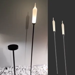 Garden Courtyard Outdoor Waterproof LED Floor Bollard Light Aluminum Alloy Construction Dimmable Landscape Lighting