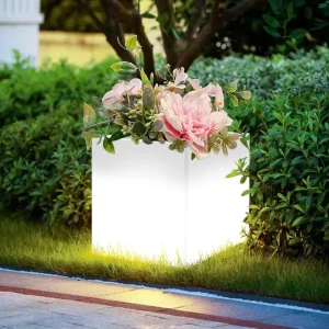 Garden Decoration Led Garden Lamp Flower Pots Modern Solar Garden Lights