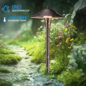 Garden Decorative Outdoor LED Bollard Pathway Lights ETL Certified IP65 Landscape Spike Lighting for Driveway