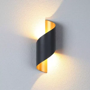Garden IP65 Waterproof Indoor Outdoor Hotel Corridor Staircase Aluminium Alloy Black White LED Wall Lamp
