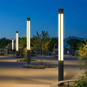 Garden LED Bollard Light IP65 Waterproof 30W AC Outdoor Modern Post Lamps Decoration Courtyard Villa