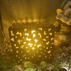 Garden LED Lamp Street Light Corten Steel Outdoor Patio Lighting Decorative Lights Tower