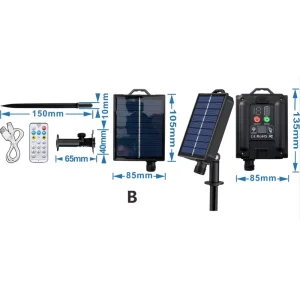 Garden LED Strip Lights Light Boxes Adaptation Solar Power System Power Adopt MPPT Solutions Are