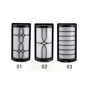 Garden LED Wall Light, Indoor and Outdoor, Black Vintage