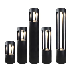 Garden Lamp Waterproof IP65 10W 12V Modern Hotel Home Decoration Outdoor Bollard LED Lawn Light Black Gray 270 Beam Angle High