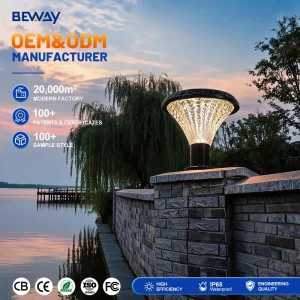 Garden Lamps Good Battery Waterproof and Dustproof 30w Sensor Control Solar Garden Lights