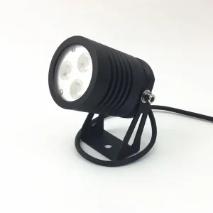 Outdoor DC IP65 Waterproof Anodised Aluminum RGBW LED Landscape Light with Spike or Base Dimmable 9W 15W
