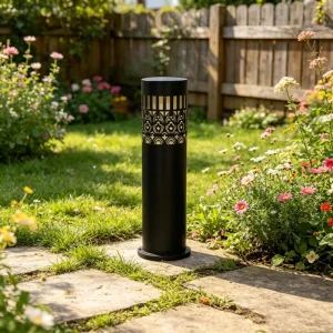 Garden Lighting Solar Outdoor Waterproof Decorative Hollow Pattern Projection Lamp LED Powered Light Walkway Patio Yard Ambience