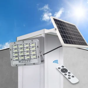Garden Outdoor Solar Flood Lamp Industrial 4000k 100w 500w 600w 800w 1000w Remote Control LED Solar Flood Light