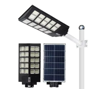 Garden Outdoor Solar Lights IP65 Waterproof Plastic 600W-1200W Integrated All in One Solar LED Street Light