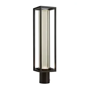 Garden Path Driveway Outdoor LED Square Post Pillar Light IP44 Waterproof Aluminum 4100K Neutral White 1 Year Warranty Landscape