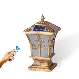 Garden Solar Light LED Pillar Lamps Waterproof LED Flood Lights