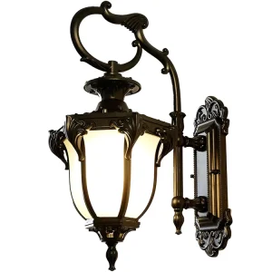 Garden Wall Light 1-Light Outdoor Indoor Wall Sconce Black Rectangular Frame and Clear Glass Shade Decorative Wall Lamp