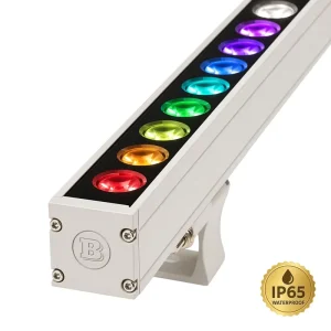 Garden Wall Washer Light IP65 RGBW 18W Soft Warm LED Linear Light for Park Villa Fence Landscape Lighting