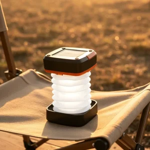 Gas Camping Lantern Solar LED Rechargeable Portable Outdoor Tent Lamp Waterproof