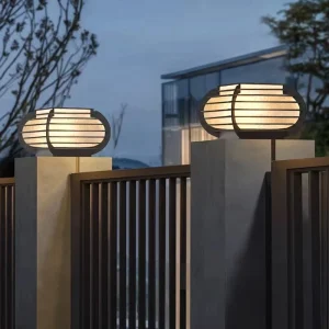 Gate Pillar Lights Stainless Steel IP65 Waterproof Villa Door Landscape LED Square Dimmable 20 30 40cm