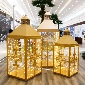 Giant Eid Decoration Outdoor Exhibition Lighting Professional Holiday Lighting for Business District Illumination