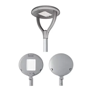 Outdoor LED Garden Light IP65 Waterproof AC 85-265V 60W/100W Post Top-Mounted Pole Motion Sensor Aluminum Housing 5000K 120
