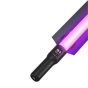 Handheld Stick shaped Design 360 Full Color Adjustment RGB LED Fill Light 2500k 9000k Color Temperature Waterproof Shockproof