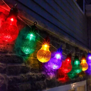 Hanging Bulb String Lights Outdoor Waterproof LED Patio Garden Decorative Lights for Party Holiday Decor