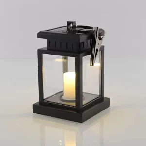 Hanging Solar Candle Lamp Garden Party Festival Decorative Led Outdoor Solar Candle Lights for With Clips