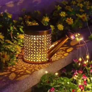 Hanging Waterproof Outdoor Garden Decor Yard Porch Lawn Backyard Landscape Patio Solar Waterfall Lights