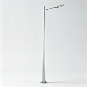 Heavy Duty 6M 8M 10M 12M Street Light Pole Hot Dip Galvanized Steel Conical Lamp Post for Solar Power Lighting