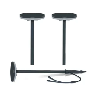 Heavy Duty SMD3535RGBW IP65 Aluminum Mushroom Lights DC24V Pathway Outdoor Landscape Light With Smart APP Control