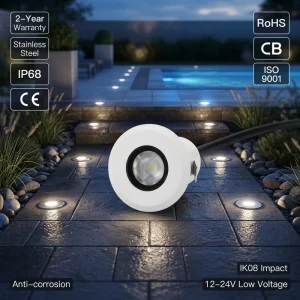 Heavy Duty Stainless Steel Landscape IP68 Inground Landscape RGB DMX LED Underground Light for Commercial Outdoor Applications