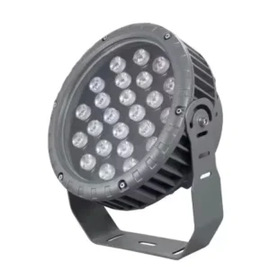 High Bright Round Shape Cast Aluminum Outdoor Wall Spotlight IP65/IP67 Waterproof LED Garden Flood Lights Landscape Warm White
