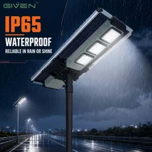 High Brightness All in One Solar Street Light with Bifacial Solar Panel MPPT Controller Large Battery for Road Projects