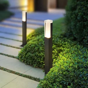 High Brightness Aluminum Waterproof Lawn Lights IP65 10W LED Garden 60CM 5-Year Warranty 270 Beam Angle 95 CRI 3500K Warm White
