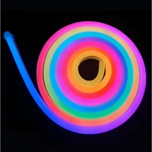 High Brightness Custom Silicone SMD4040 RGBIC LED Neon Flex IP65 Waterproof Addressable Signage Lighting