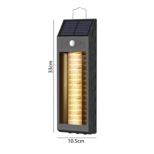 High Brightness External LED Solar Wall Light Fence Patio Rechargeable Modern Wall Sconce Light for Fence Deck Stairs Path Lamp